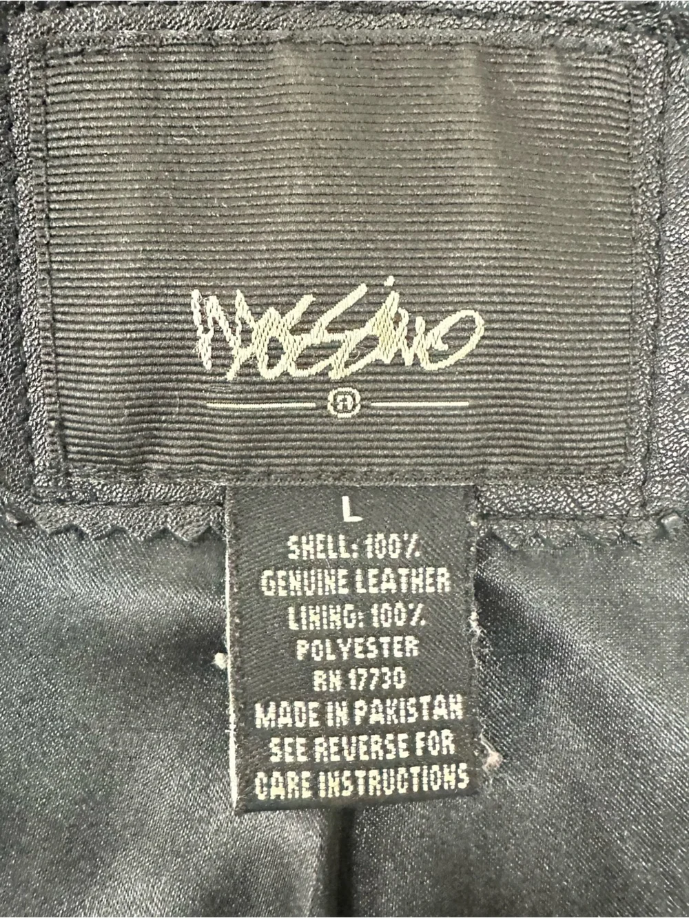 Vintage Y2K Mossimo Black Leather Jacket